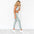 Women's gym equipment two-piece yoga fitness pants vest